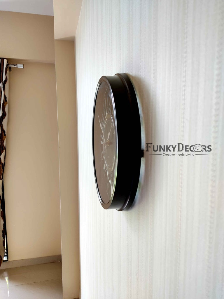 Funkytradition Minimal Wall Clock Watch Decor For Home Office And Gifts 30 Cm Tall Clocks