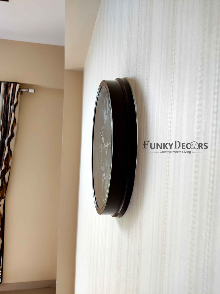 Funkytradition Minimal Wall Clock Watch Decor For Home Office And Gifts 30 Cm Tall Clocks
