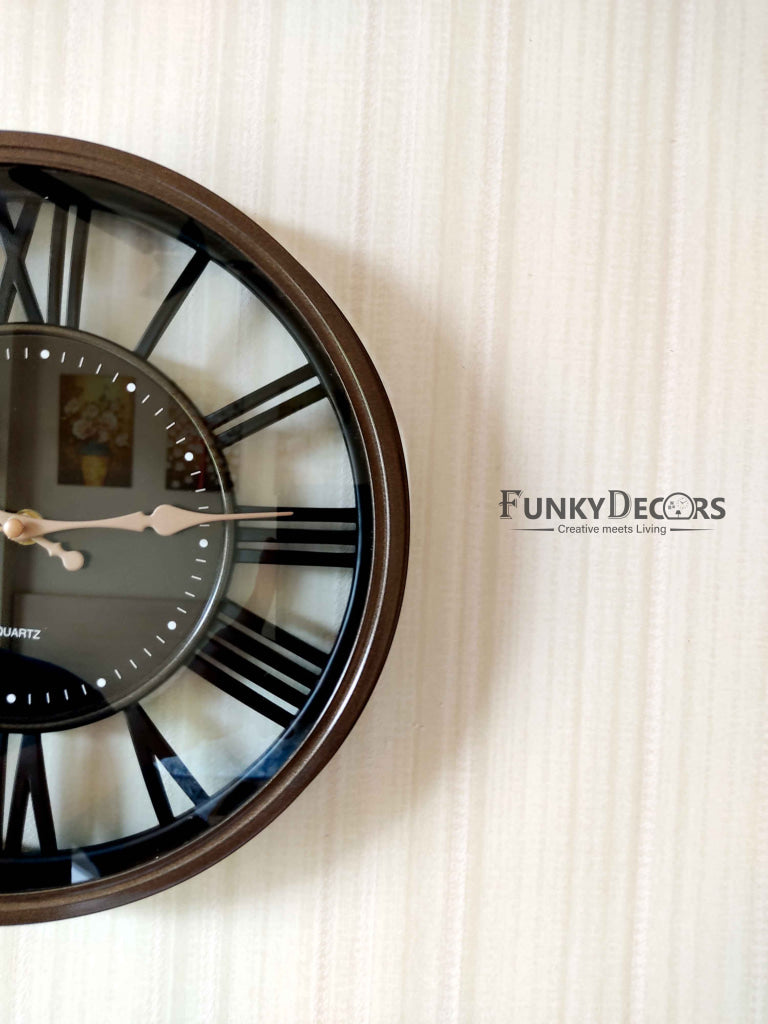 Funkytradition Minimal Wall Clock Watch Decor For Home Office And Gifts 30 Cm Tall Clocks