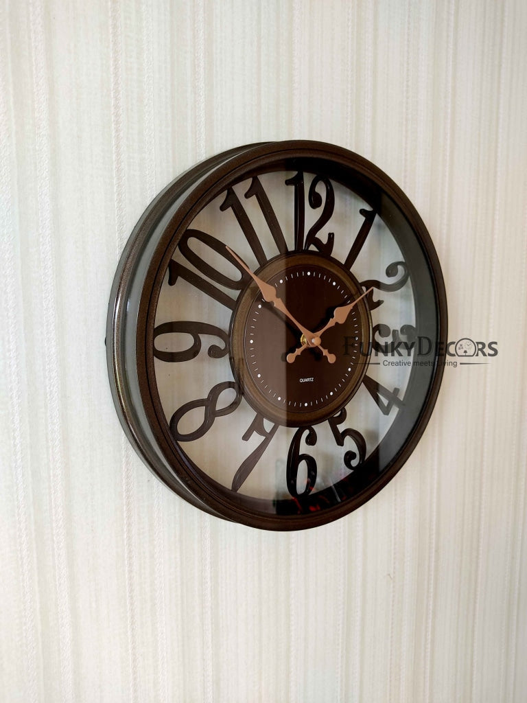 Funkytradition Minimal Wall Clock Watch Decor For Home Office And Gifts 30 Cm Tall Clocks