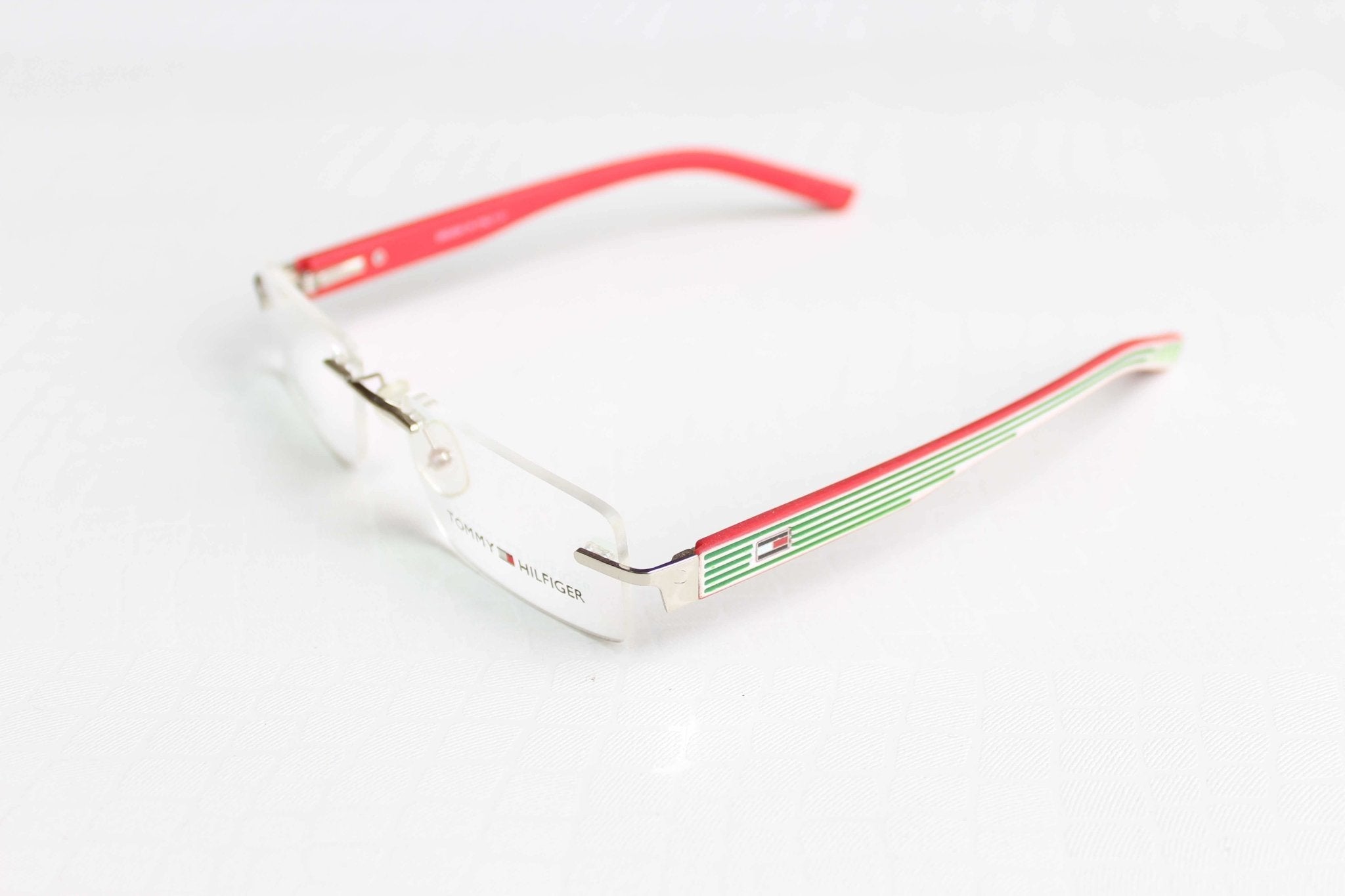 FunkyTradition Red Attractive Rimless Spectacle Eye Frames - FunkyTradition
