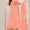 Indo Western Peach Embroidered Front Cut Anarkali Gown With Palazzo and Dupatta - Adiba Fashion