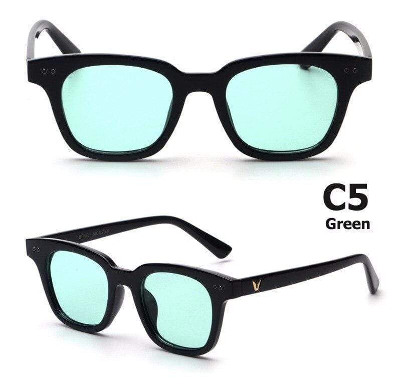 Gentle Wayfarer Square Candy Color Sunglasses For Men And Women -FunkyTradition - FunkyTradition