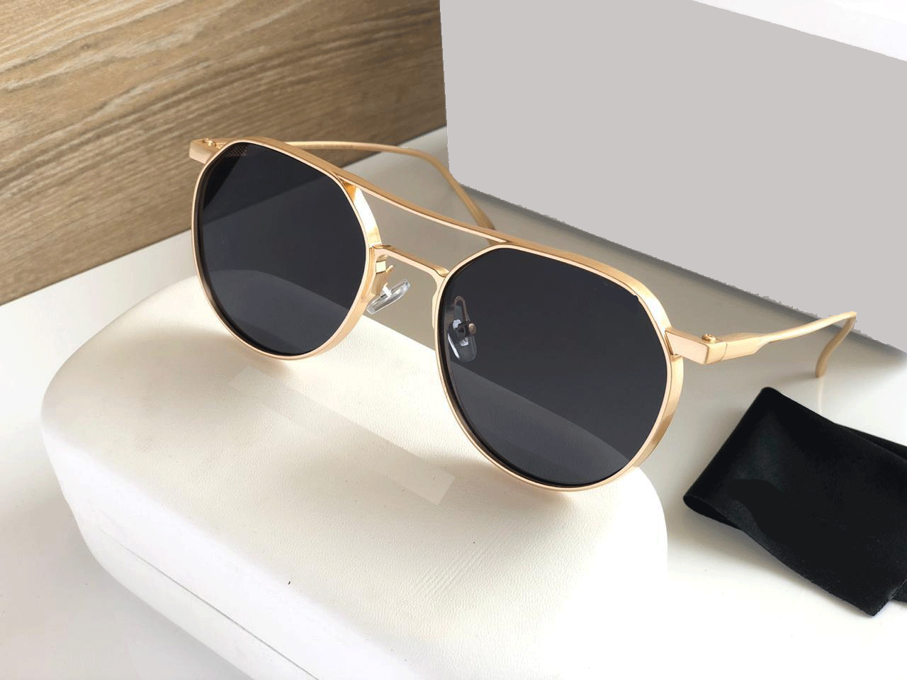 New Stylish Randeep Hooda Alloy Frame Pilot Sunglasses For Men And Women-FunkyTradition