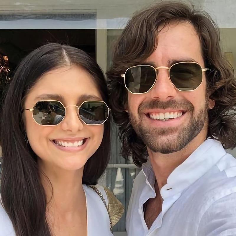 Hexagonal Sunglasses For Men And Women-FunkyTradition - FunkyTradition