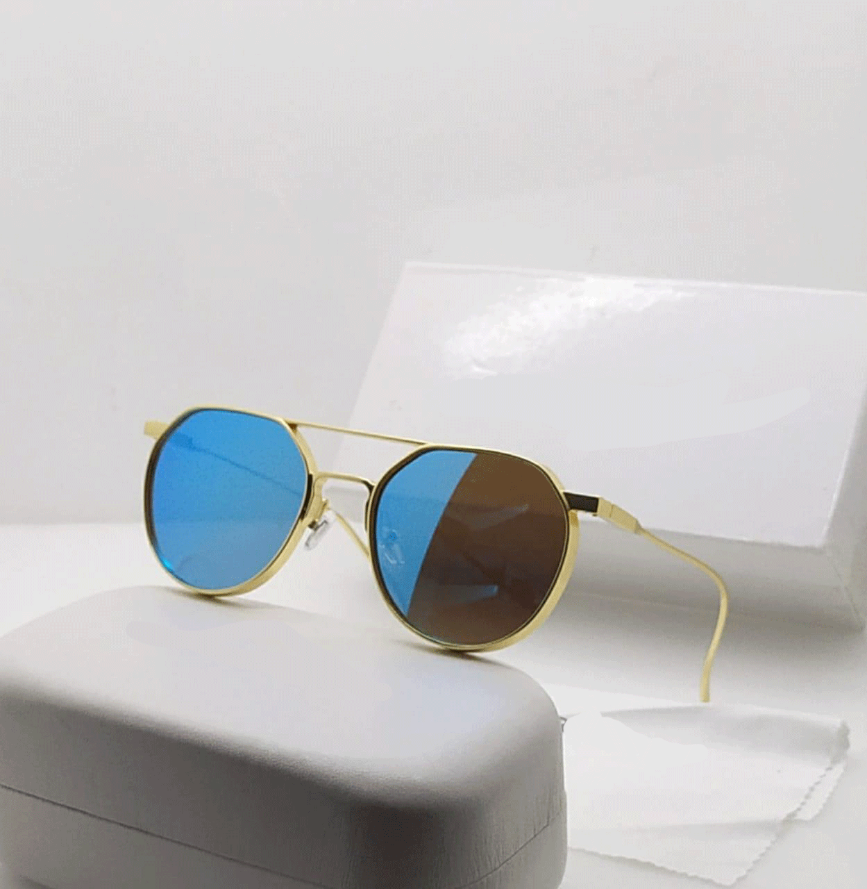New Stylish Randeep Hooda Alloy Frame Pilot Sunglasses For Men And Women-FunkyTradition
