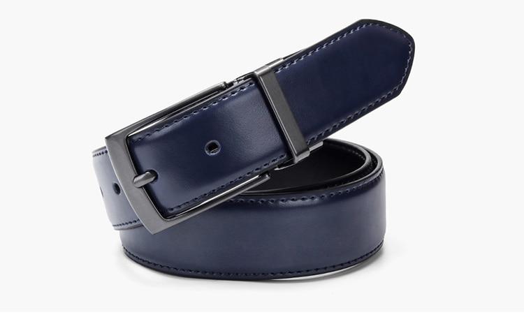 High Quality Luxury Reversible Genuine Leather Belt For Men -FunkyTradition - FunkyTradition