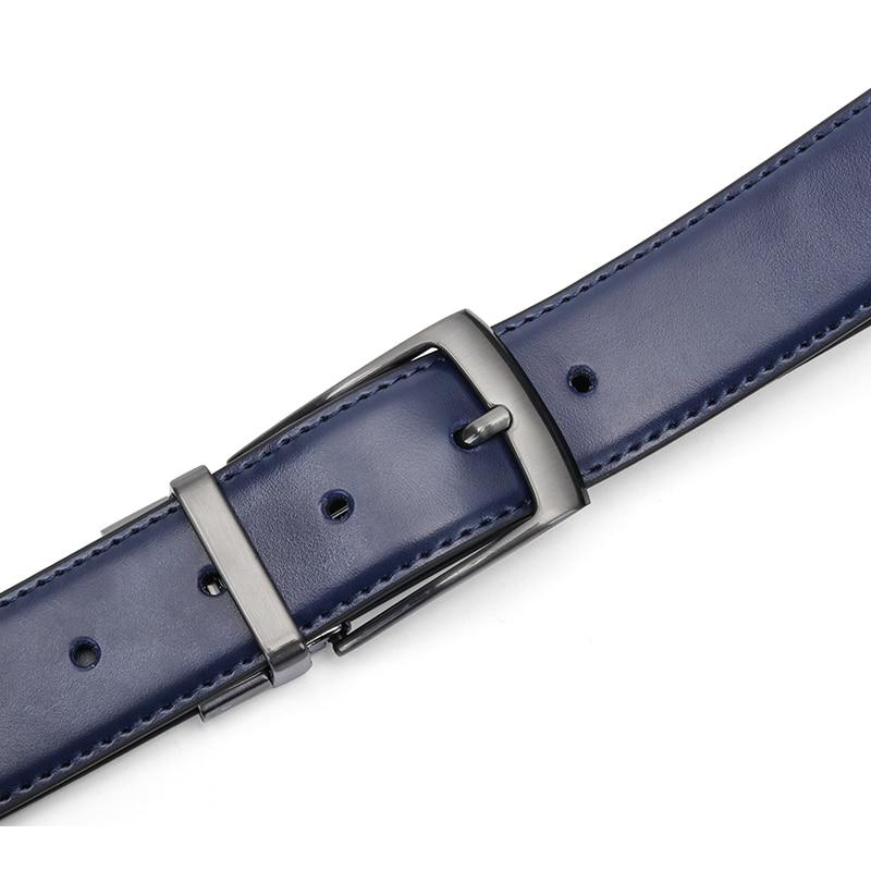 High Quality Luxury Reversible Genuine Leather Belt For Men -FunkyTradition - FunkyTradition