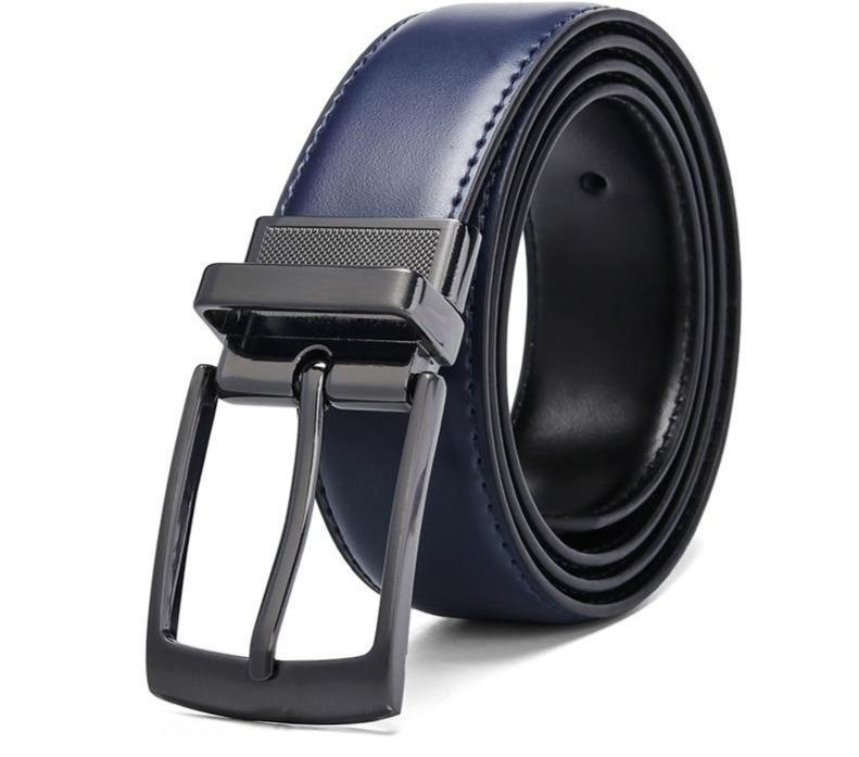 High Quality Luxury Reversible Genuine Leather Belt For Men -FunkyTradition - FunkyTradition