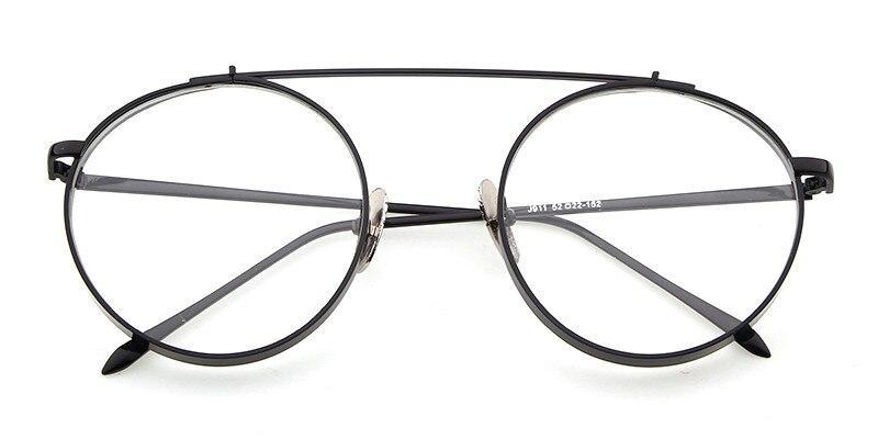 High Quality Round Glasses Frame Vintage Optical Eyeglasses Clear Lens Retro Classic Glasses Eyewear Men - FunkyTradition - FunkyTradition