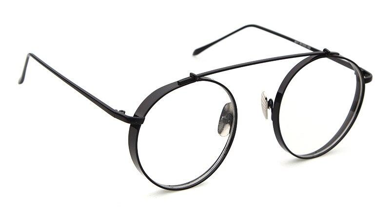 High Quality Round Glasses Frame Vintage Optical Eyeglasses Clear Lens Retro Classic Glasses Eyewear Men - FunkyTradition - FunkyTradition