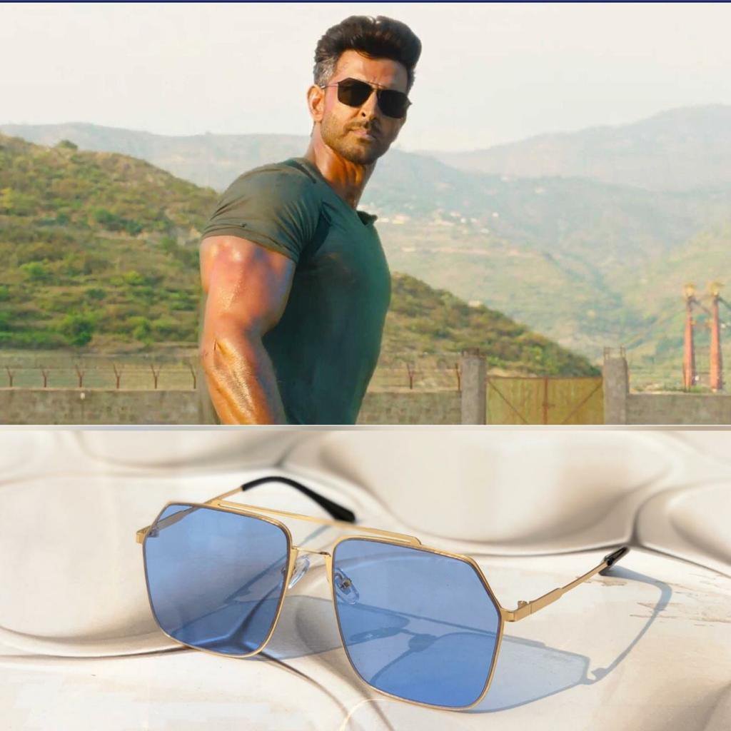 Hrithik Roshan War Movie Stylish Sunglasses For Men-FunkyTradition - FunkyTradition