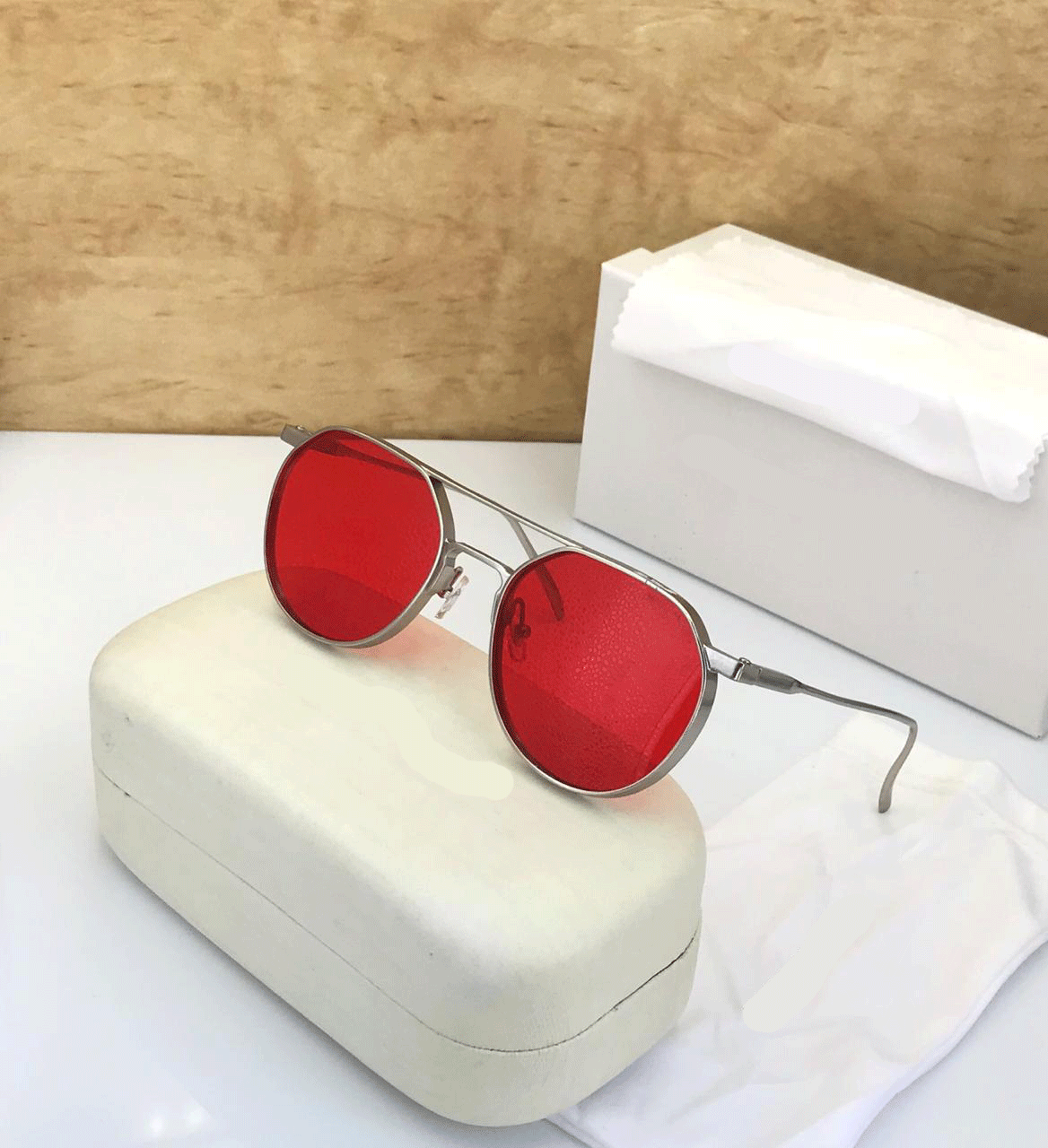 New Stylish Randeep Hooda Alloy Frame Pilot Sunglasses For Men And Women-FunkyTradition