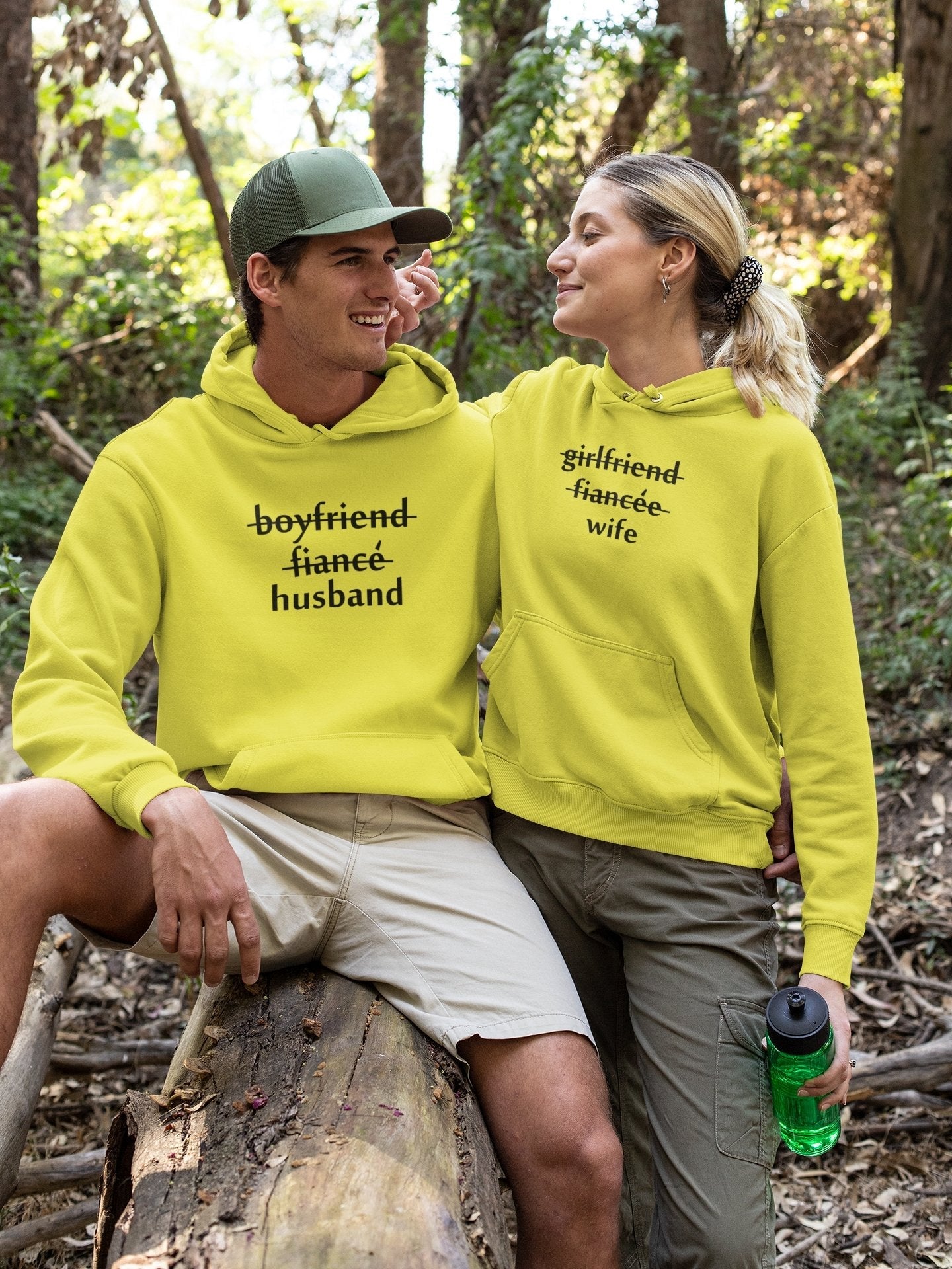 Husband Wife Couple Hoodie-FunkyTradition - FunkyTradition