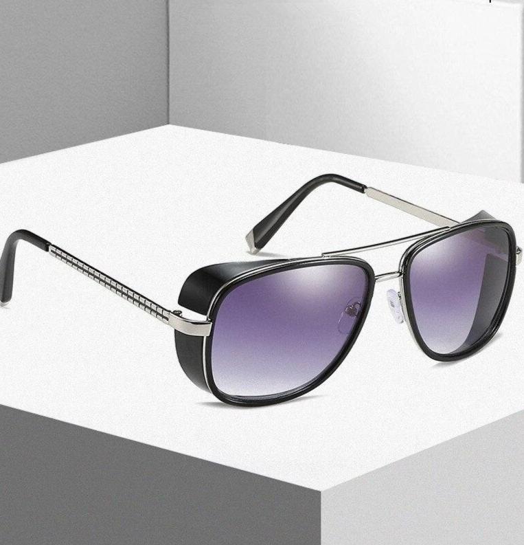 Iron Man 3 TONY stark Sunglasses Men Rossi Coating retro Vintage-FunkyTradition - FunkyTradition