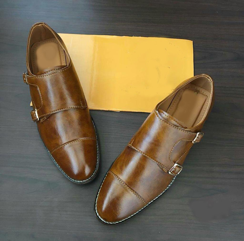 Stylish Monk Strap Slipons For Men-FunkyTradition