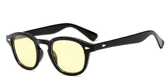 Johnny Depp Oval Sunglasses For Men -FunkyTradition - FunkyTradition