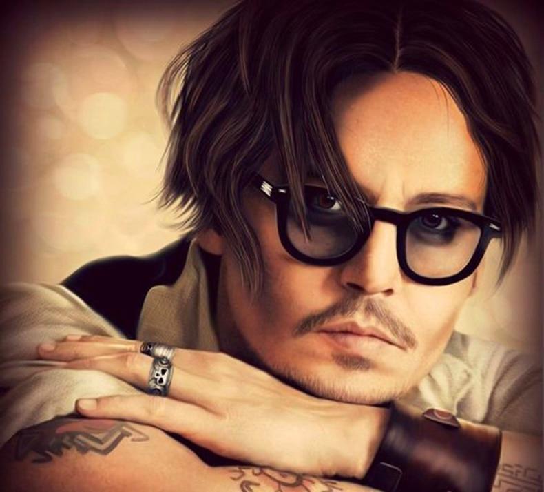 Johnny Depp Oval Sunglasses For Men -FunkyTradition - FunkyTradition