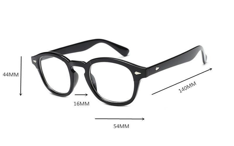 Johnny Depp Style Glasses Men Retro Vintage Prescription Glasses Women Optical Spectacle Frame - FunkyTradition - FunkyTradition