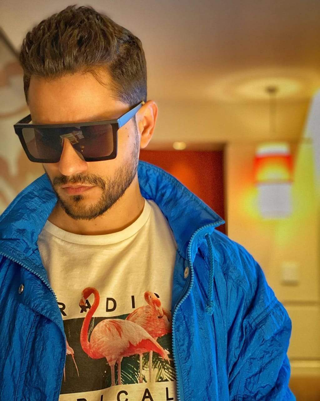 Kunal Khemu Oversized Square Sunglasses For Men And Women-FunkyTradition - FunkyTradition
