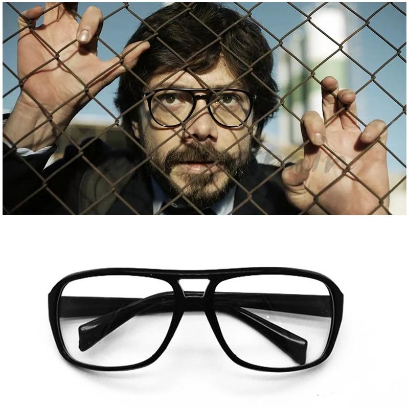 La Casa De Papel Money Heist El Profesor Square Glasses - FunkyTradition - FunkyTradition
