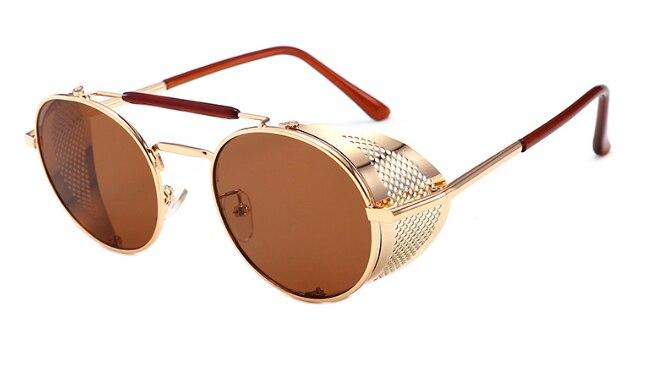 Latest Round Side Shield Sunglasses For Men And Women-FunkyTradition - FunkyTradition