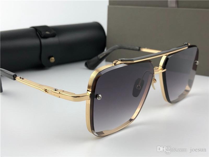 New Metal Vintage Fashion Style Square Frameless Sunglasses-FunkyTradition