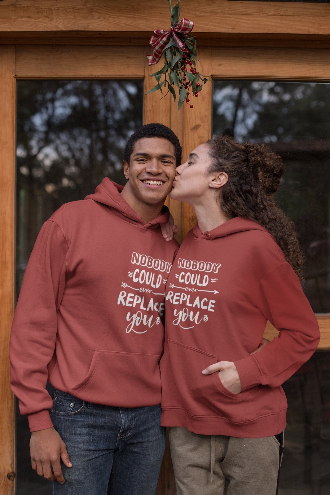 Nobody Could Ever Replace You Couple Hoodie-FunkyTradition - Funky Tees Club