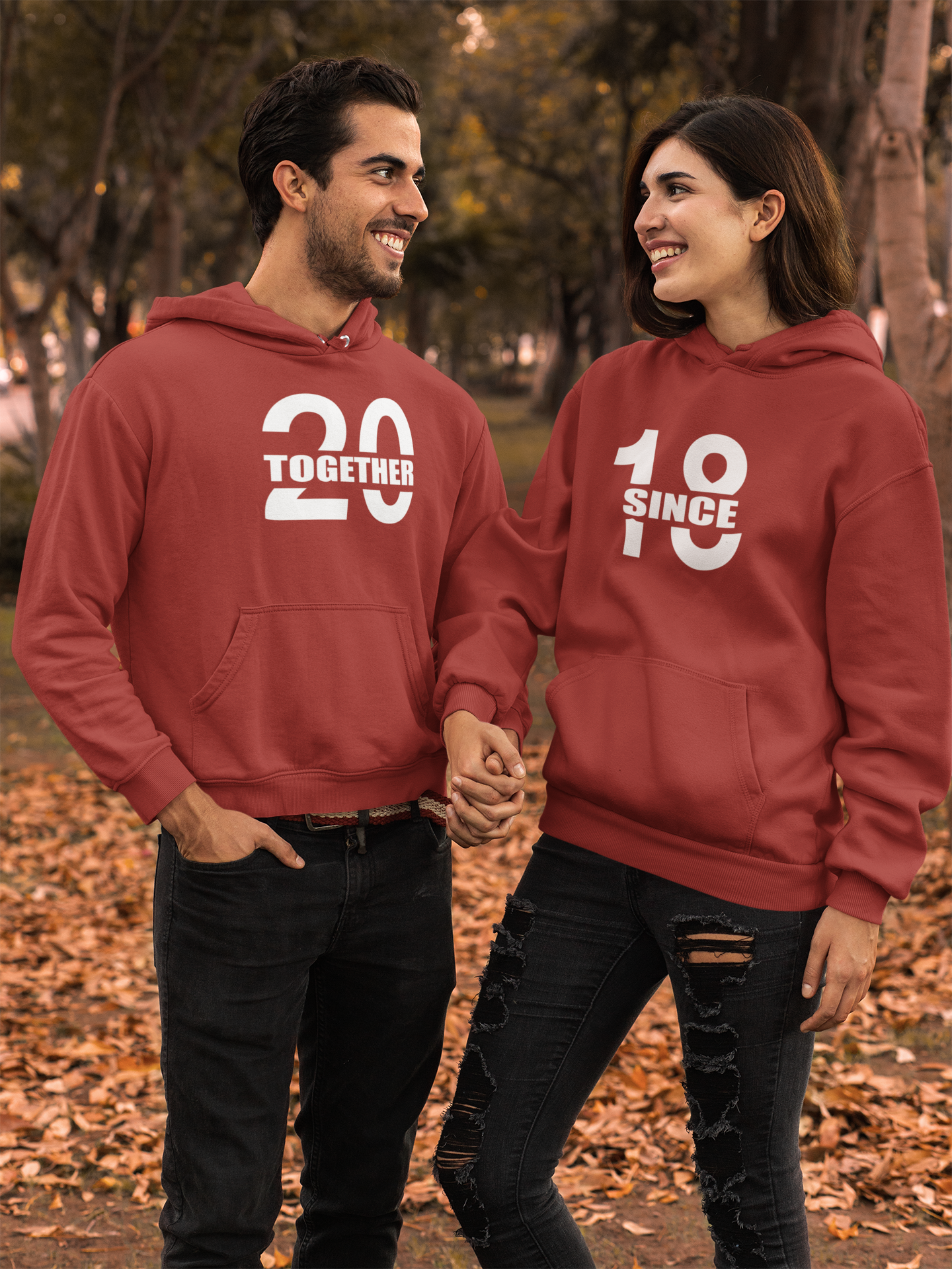 Together Since Couple Hoodie-FunkyTradition