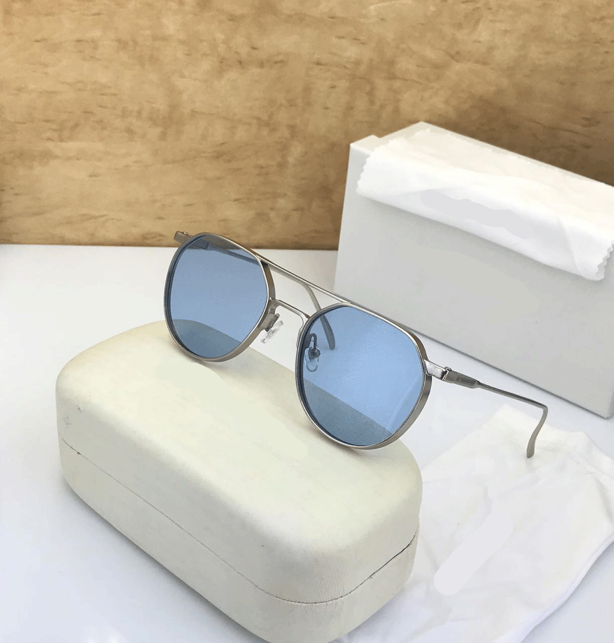 New Stylish Randeep Hooda Alloy Frame Pilot Sunglasses For Men And Women-FunkyTradition