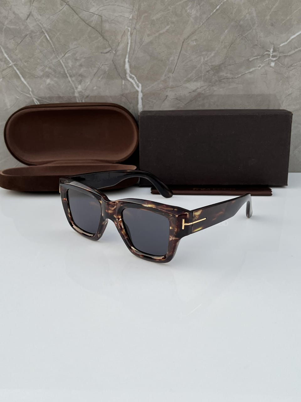 Premium Oversized Square Sunglasses with Gold Detailing In Clear, Yellow and Blue Lens – As Worn by Bobby Deol