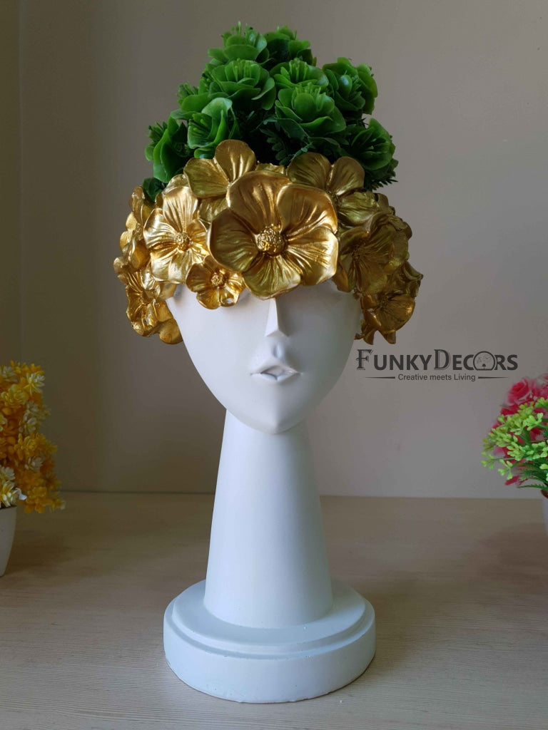 Women Head Surreal Faces Table Planters Showpieces- FunkyTradition
