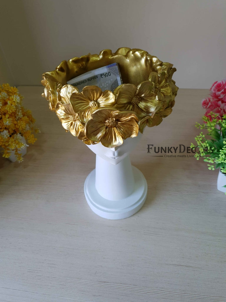 Women Head Surreal Faces Table Planters Showpieces- FunkyTradition