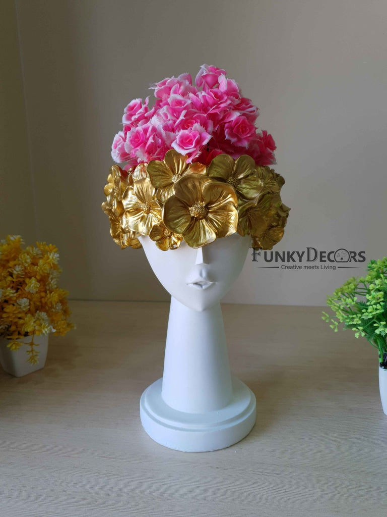 Women Head Surreal Faces Table Planters Showpieces- FunkyTradition