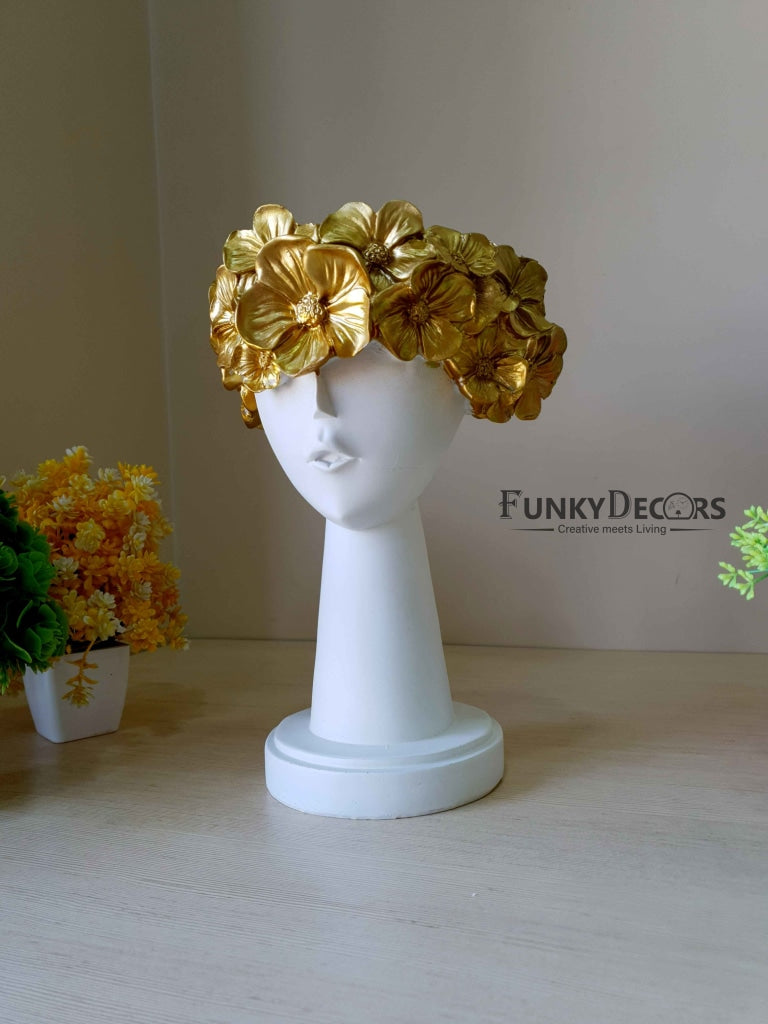 Women Head Surreal Faces Table Planters Showpieces- FunkyTradition