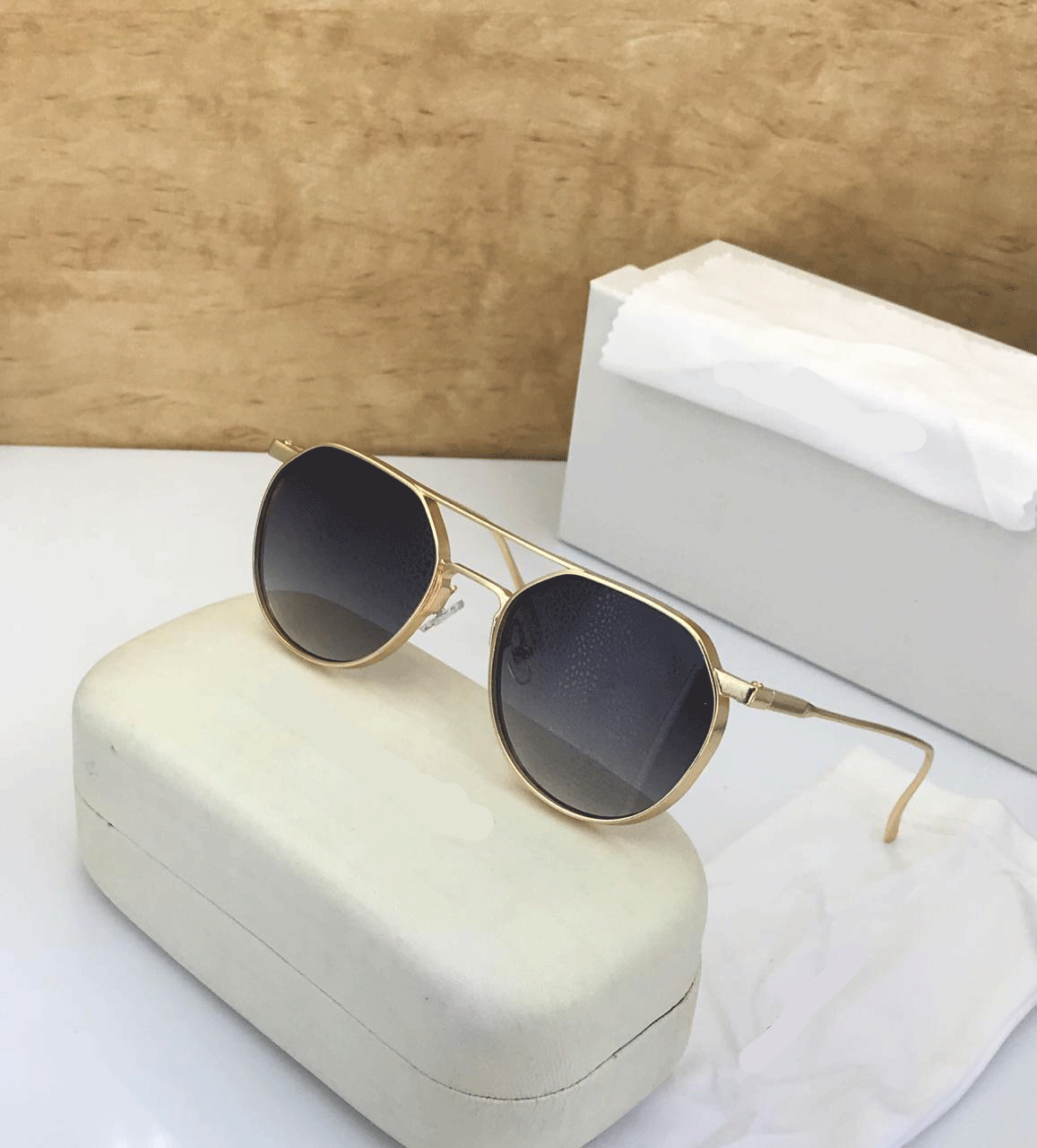New Stylish Randeep Hooda Alloy Frame Pilot Sunglasses For Men And Women-FunkyTradition