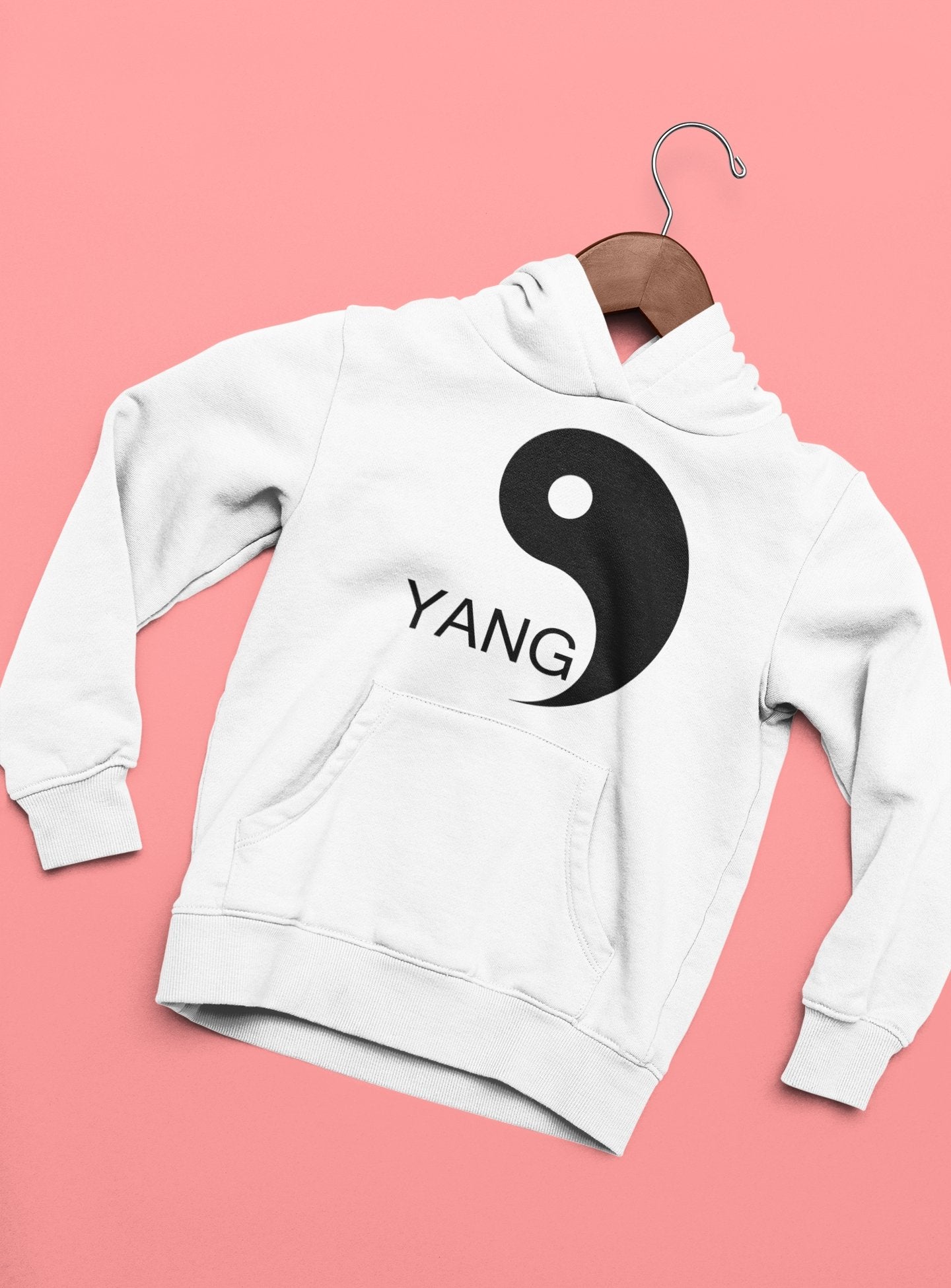 Yin Yang Couple Hoodie-FunkyTradition - Funky Tees Club