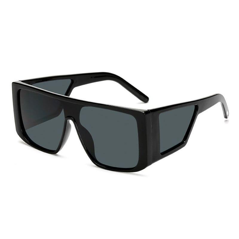 Funky Black Gold Square UV400 Sunglasses 