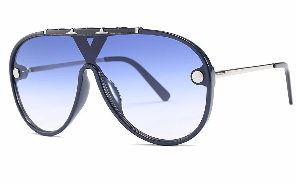 New Pilot Flat Aviator Sunglasses For Women Men -FunkyTradition