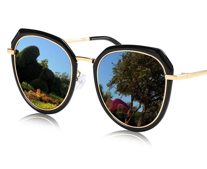 Stylish Vintage Mirror Sunglasses For Women-FunkyTradition
