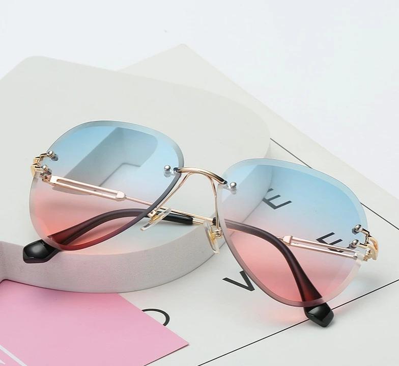 Stylish Rim Less Gradient Shades For Women-FunkyTradition