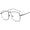 Retro Oversize Square Metal Reading glasses For Men And Women-FunkyTradition