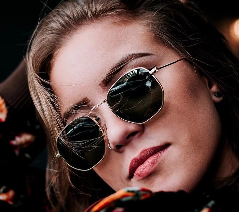 Stylish Hexagonal Sunglasses For Men And Women-FunkyTradition
