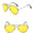 New Stylish Yellow Candy Aviator Sunglasses For Men And Women-FunkyTradition