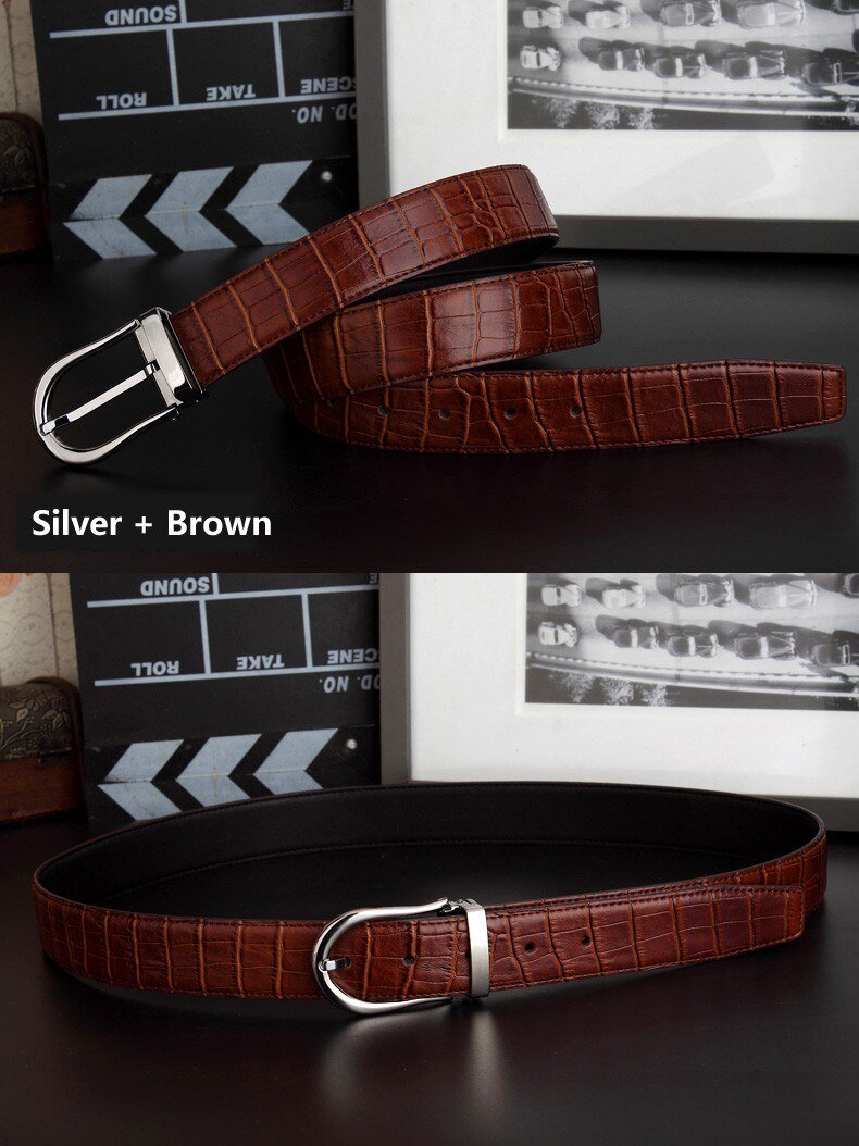 Luxury Design High Quality Genuine Leather Belt For Men-FunkyTradition