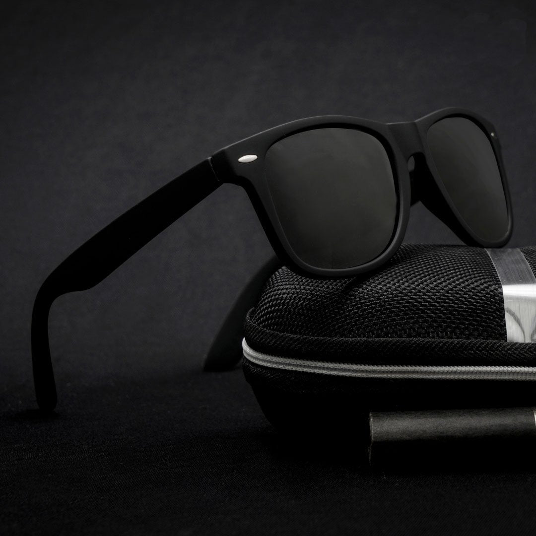 Stylish Atom Black Eyewear For Men And Women-FunkyTradition