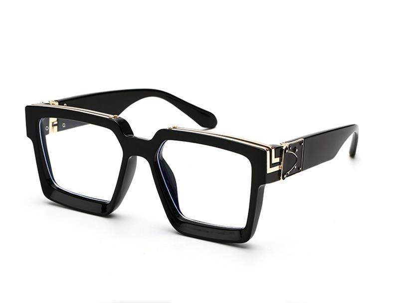 Luxury Brand Designer Square Sunglasses Frames Men Women Fashion -FunkyTradition