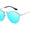Round Blaze Rimless Sunglasses For Men And Women -FunkyTradition
