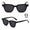 Trendy Square Transparent Sunglasses For Men And Women-FunkyTradition