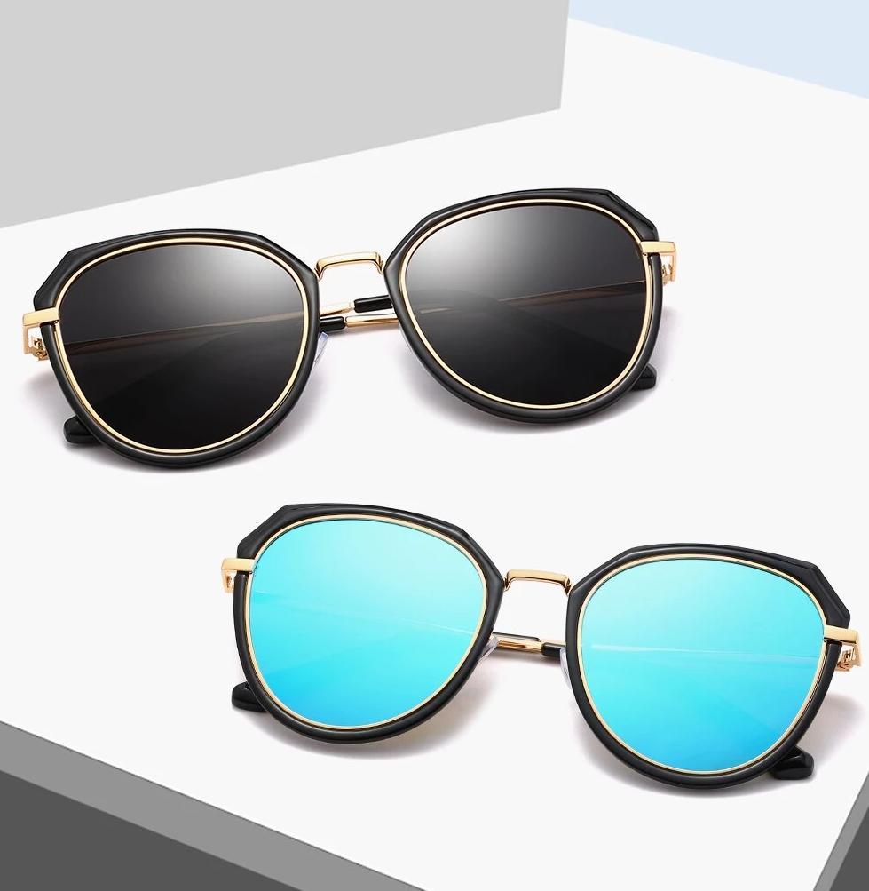 Stylish Vintage Mirror Sunglasses For Women-FunkyTradition
